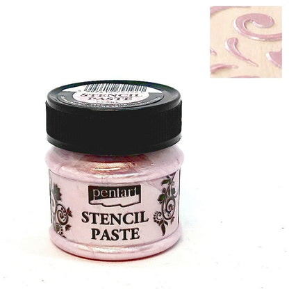 Schablonierpaste 50ml - zuckerwatte - Bastelschachtel - Schablonierpaste 50ml - zuckerwatte