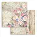 Scrapbook Papier 30,5x30,5cm - Casa Granada - flowers maisons - Bastelschachtel