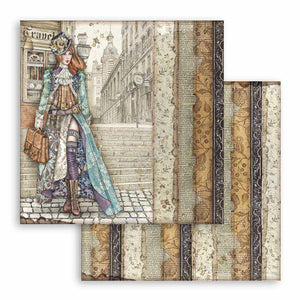 Scrapbook Papier 30,5x30,5cm - Lady Vagabond - Bastelschachtel - Scrapbook Papier 30,5x30,5cm - Lady Vagabond