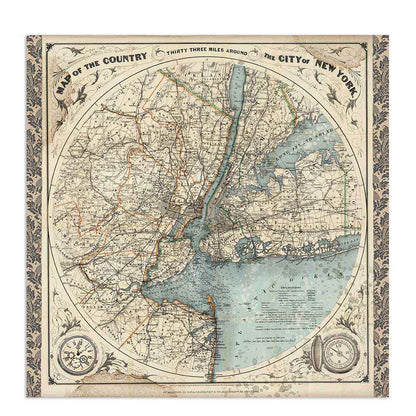 Scrapbook Papier 30,5x30,5cm - Sir Vagabond - Bastelschachtel - Scrapbook Papier 30,5x30,5cm - Sir Vagabond