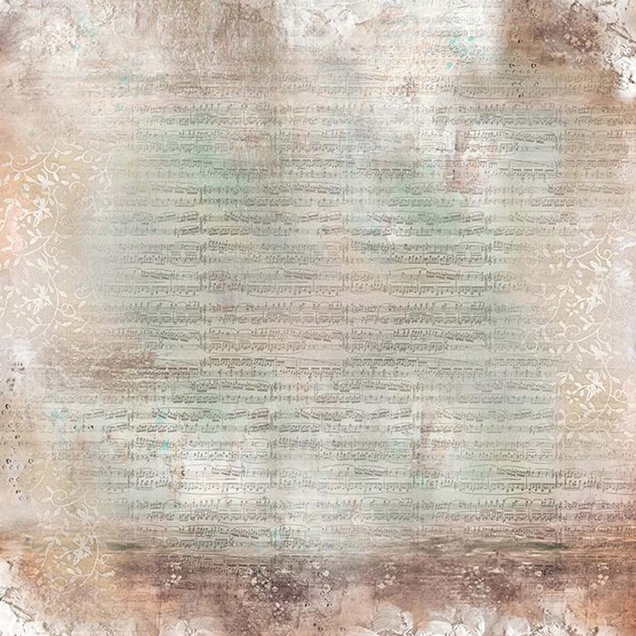 Scrapbook Papier 30,5x30,5cm - When snow falls nature listens - Bastelschachtel