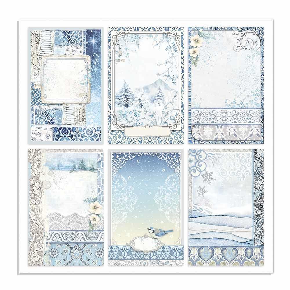 Scrapbook Papier 30,5x30,5cm - Winter tales cards - Bastelschachtel - Scrapbook Papier 30,5x30,5cm - Winter tales cards