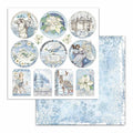 Scrapbook Papier 30,5x30,5cm - Winter tales frames - Bastelschachtel
