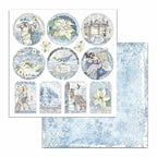 Scrapbook Papier 30,5x30,5cm - Winter tales frames - Bastelschachtel