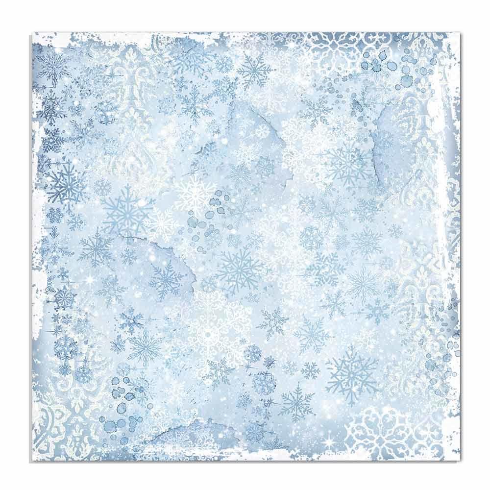 Scrapbook Papier 30,5x30,5cm - Winter tales frames - Bastelschachtel