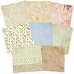 Scrapbook Papierblock 12"x12" - Aesop´s fables 8-er - Bastelschachtel