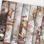 Scrapbook Papierblock 12"x12" - Memories of a snowy day - Bastelschachtel