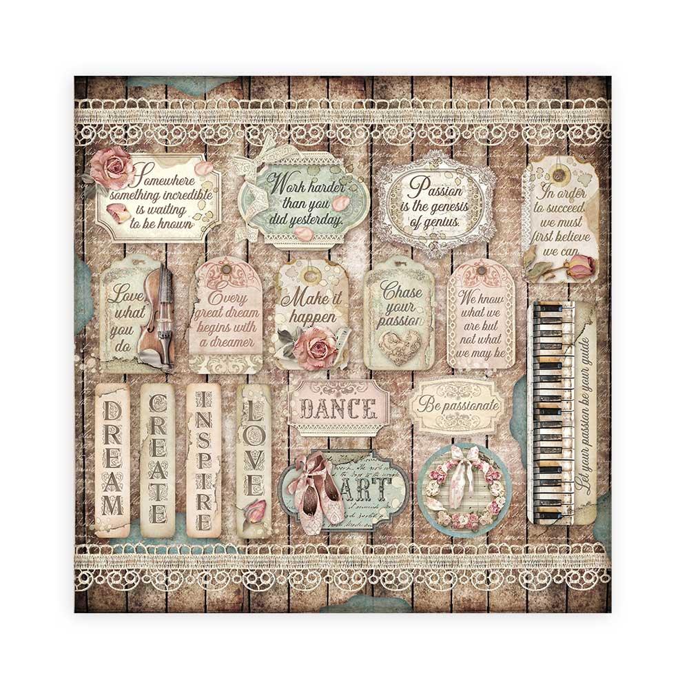 Scrapbook Papierblock 12"x12" - Passion - Bastelschachtel