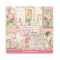 Scrapbook Papierblock 12"x12" - Rose parfum - Bastelschachtel