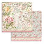 Scrapbook Papierblock 12"x12" - Rose parfum - Bastelschachtel