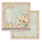 Scrapbook Papierblock 12"x12" - Rose parfum - Bastelschachtel