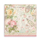 Scrapbook Papierblock 12"x12" - Rose parfum - Bastelschachtel