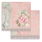 Scrapbook Papierblock 12"x12" - Rose parfum - Bastelschachtel