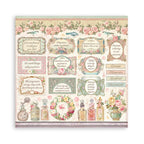 Scrapbook Papierblock 12"x12" - Rose parfum - Bastelschachtel