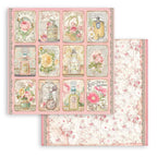 Scrapbook Papierblock 12"x12" - Rose parfum - Bastelschachtel