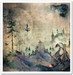 Scrapbook Papierblock 12,2"x12,6" - An undiscouered magical world - Bastelschachtel