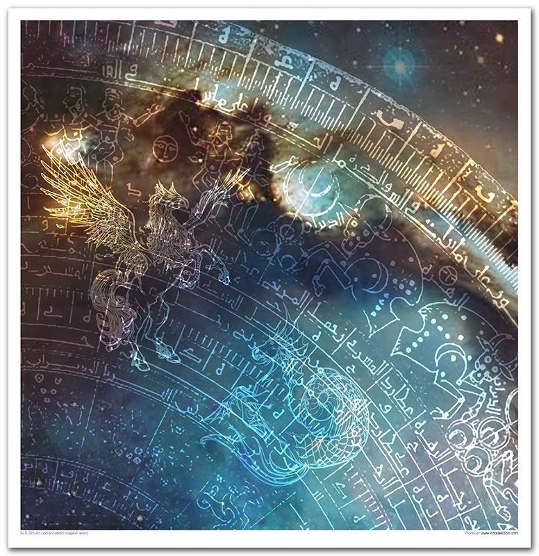 Scrapbook Papierblock 12,2"x12,6" - An undiscouered magical world - Bastelschachtel