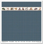 Scrapbook Papierblock 12,2"x12,6" - Childhood memories, blue - Bastelschachtel