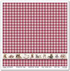 Scrapbook Papierblock 12,2"x12,6" - Childhood memories, pink - Bastelschachtel