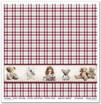 Scrapbook Papierblock 12,2"x12,6" - Childhood memories, pink - Bastelschachtel