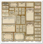 Scrapbook Papierblock 12,2"x12,6" - Herbarium - Bastelschachtel