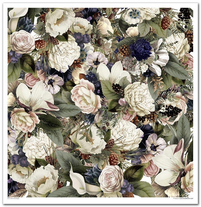 Scrapbook Papierblock 12,2"x12,6" - Nostalgia - Bastelschachtel