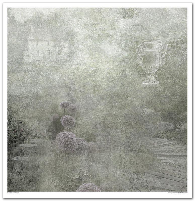 Scrapbook Papierblock 12,2"x12,6" - Nostalgia - Bastelschachtel