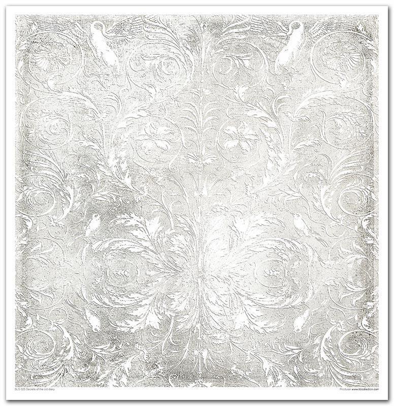 Scrapbook Papierblock 12,2"x12,6" - Secrets of the old diary - Bastelschachtel