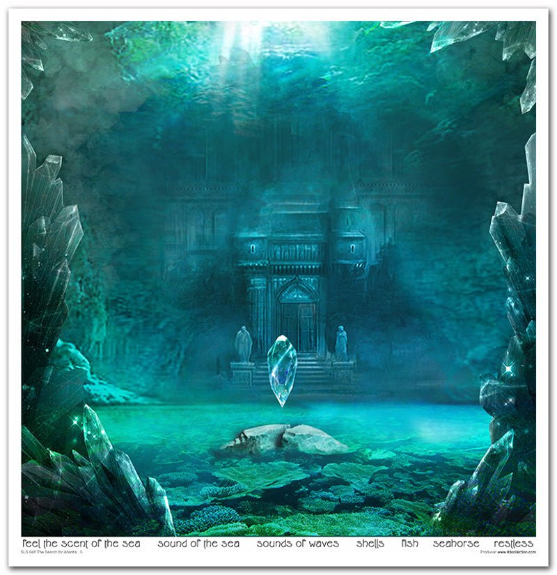 Scrapbook Papierblock 12,2"x12,6" - The search for Atlantis - Bastelschachtel
