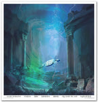 Scrapbook Papierblock 12,2"x12,6" - The search for Atlantis - Bastelschachtel