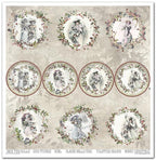 Scrapbook Papierblock 12,2"x12,6" - Victorian christmas - Bastelschachtel