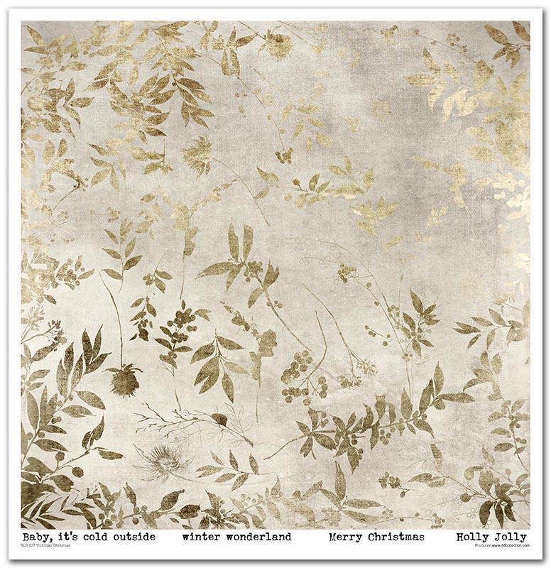 Scrapbook Papierblock 12,2"x12,6" - Victorian christmas - Bastelschachtel