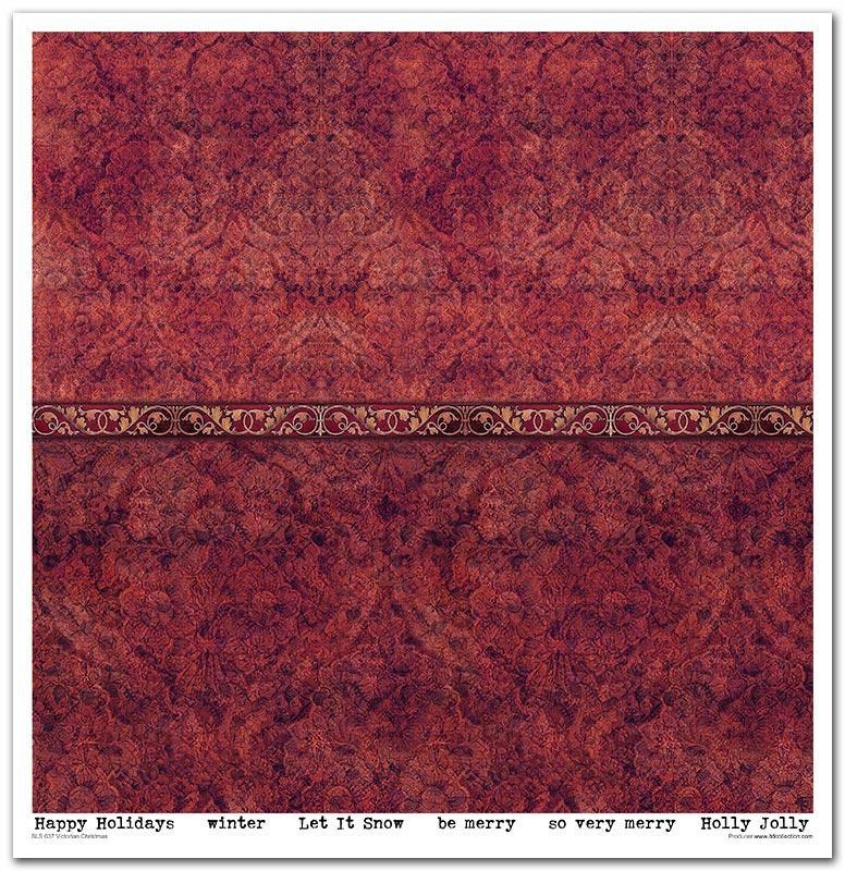 Scrapbook Papierblock 12,2"x12,6" - Victorian christmas - Bastelschachtel