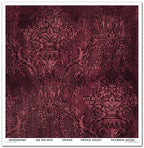 Scrapbook Papierblock 12,2"x12,6" - Vintage tapestry - Bastelschachtel