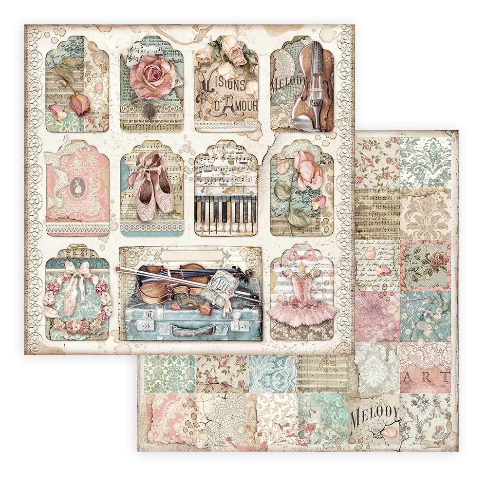 Scrapbook Papierblock 12"x12" - Passion - Bastelschachtel - Scrapbook Papierblock 12"x12" - Passion