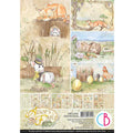 Scrapbook Papierblock A4 - Aesop´s fables - Bastelschachtel