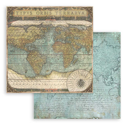 Scrapbook Papierblock 12"x12" - Around the world - Bastelschachtel - Scrapbook Papierblock 12"x12" - Around the world