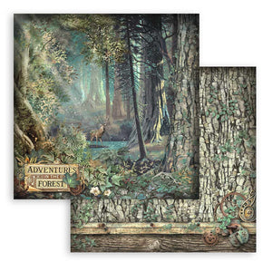 Scrapbook Papierblock 12"x12" - Magic Forest - Bastelschachtel - Scrapbook Papierblock 12"x12" - Magic Forest - Bastelschachtel - Scrapbook Papierblock 12"x12" - Magic Forest