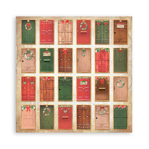 Scrapbook Papierblock 12"x12" - Romantic home for the holidays