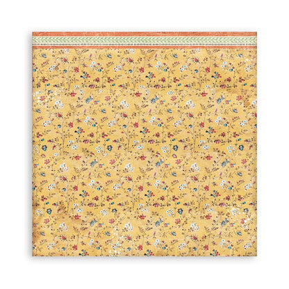 Scrapbook Papierblock 12"x12" - Sunflower Art - Bastelschachtel - Scrapbook Papierblock 12"x12" - Sunflower Art