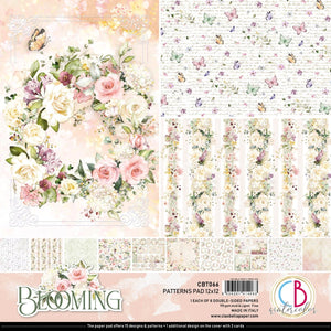 Scrapbook Papierblock 12"x12" - Blooming - Bastelschachtel - Scrapbook Papierblock 12"x12" - Blooming