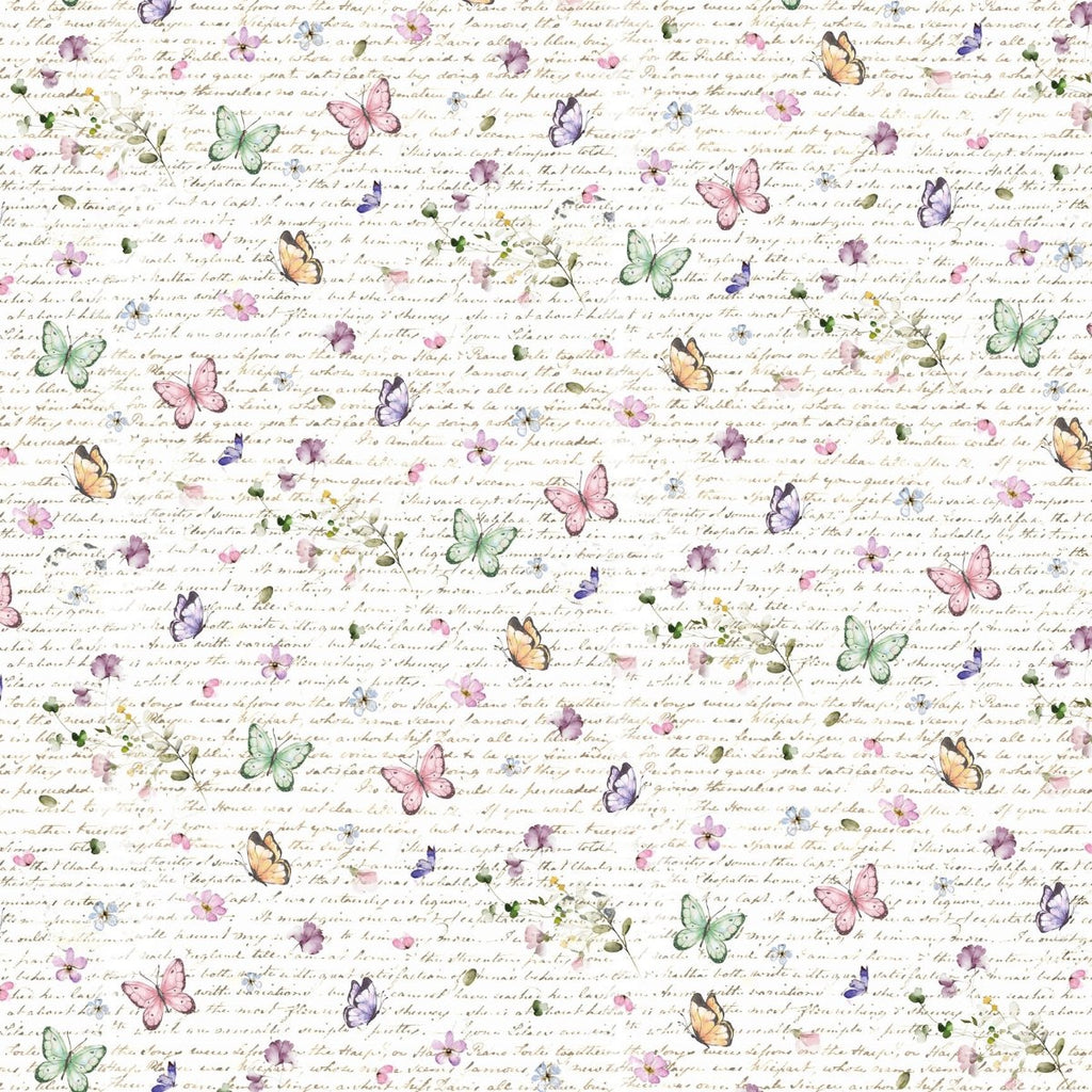 Scrapbook Papierblock 12"x12" - Blooming - Bastelschachtel - Scrapbook Papierblock 12"x12" - Blooming