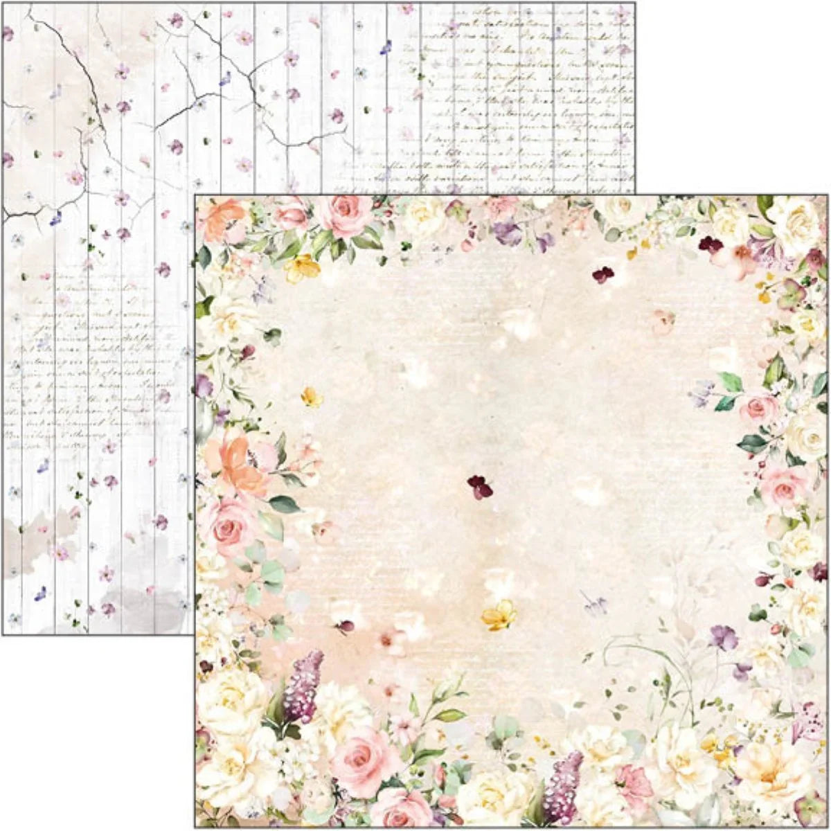 Scrapbook Papierblock 12"x12" - Blooming - Bastelschachtel - Scrapbook Papierblock 12"x12" - Blooming