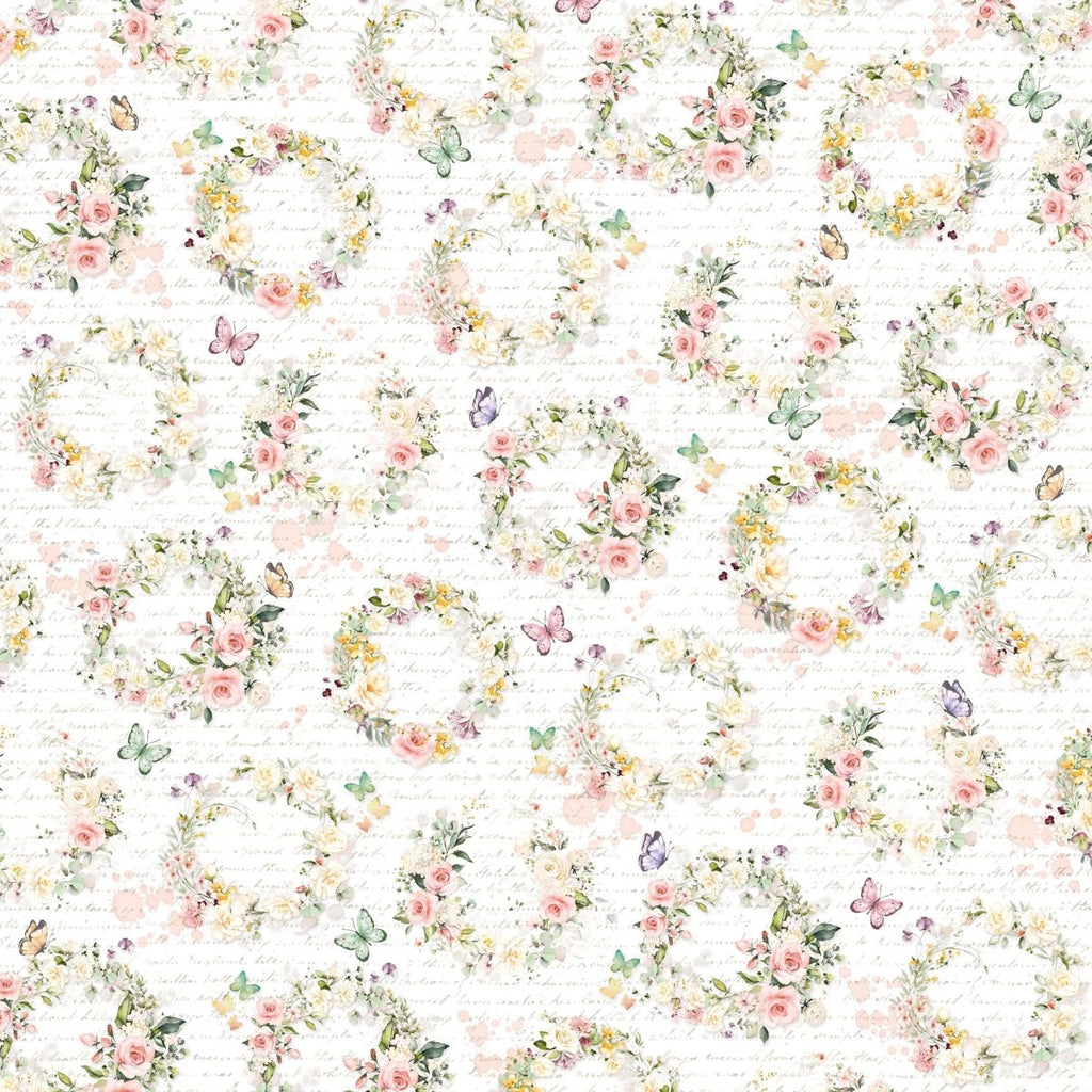Scrapbook Papierblock 12"x12" - Blooming - Bastelschachtel - Scrapbook Papierblock 12"x12" - Blooming