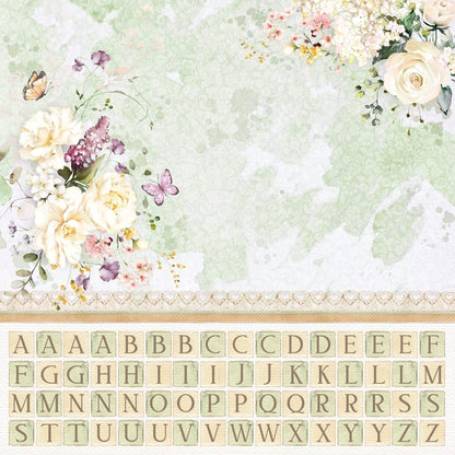 Scrapbook Papierblock 12"x12" - Blooming - Bastelschachtel - Scrapbook Papierblock 12"x12" - Blooming