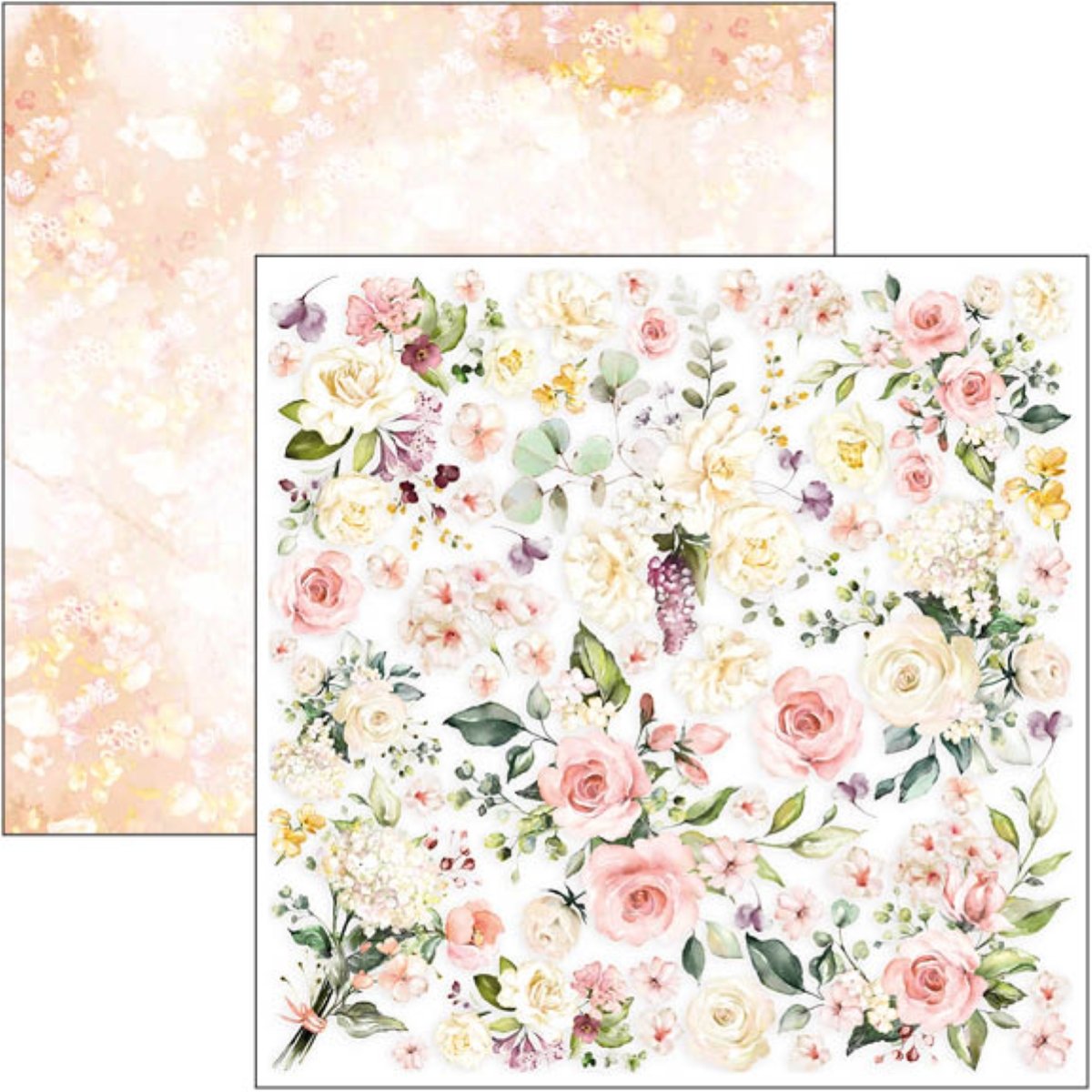 Scrapbook Papierblock 12"x12" - Blooming - Bastelschachtel - Scrapbook Papierblock 12"x12" - Blooming