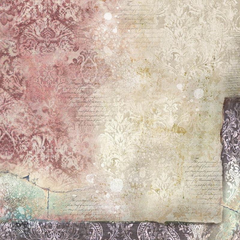 Scrapbook Papierblock 12"x12" - Cygne Noir - Bastelschachtel - Bastelpapier - 