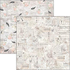 Scrapbook Papierblock 12"x12" - Cygne Noir - Bastelschachtel - Bastelpapier - 