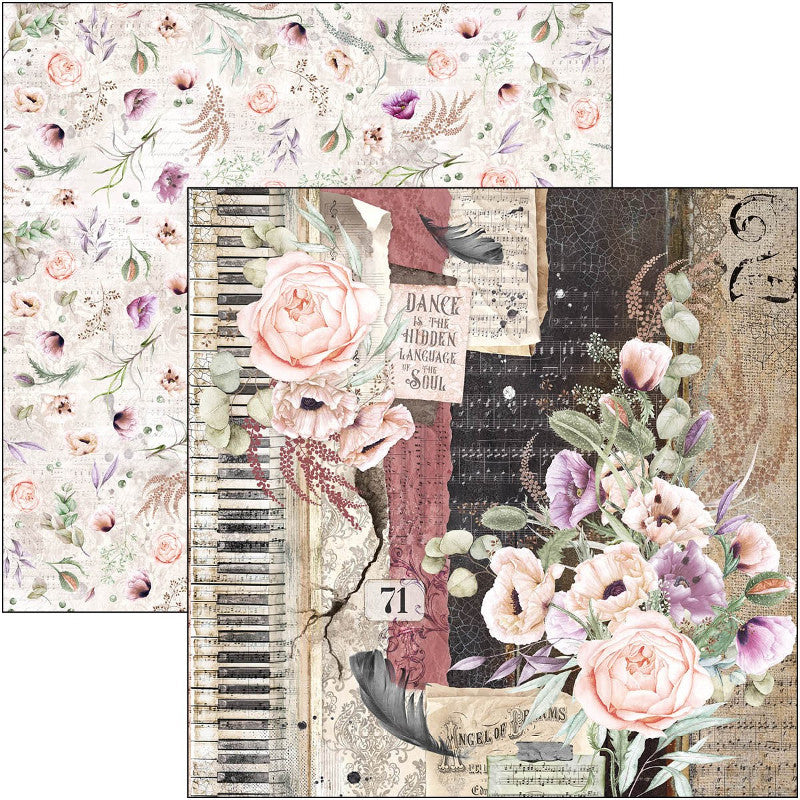Scrapbook Papierblock 12"x12" - Cygne Noir