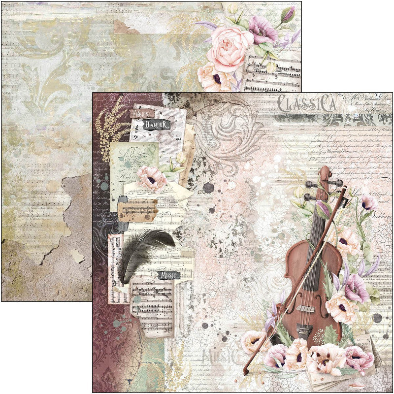 Scrapbook Papierblock 12"x12" - Cygne Noir